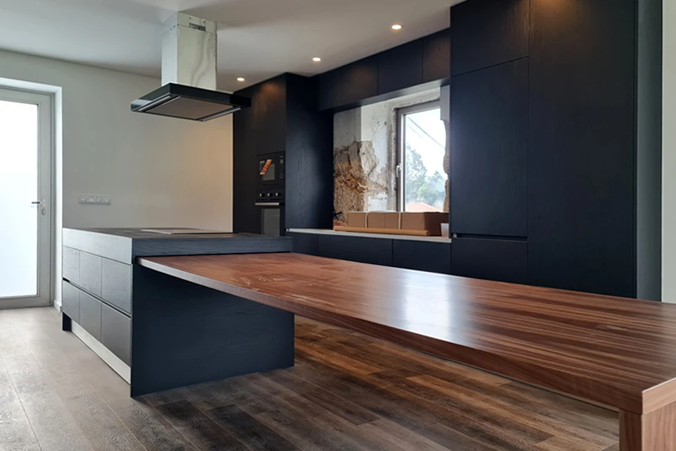 cuisine sur mesure noir